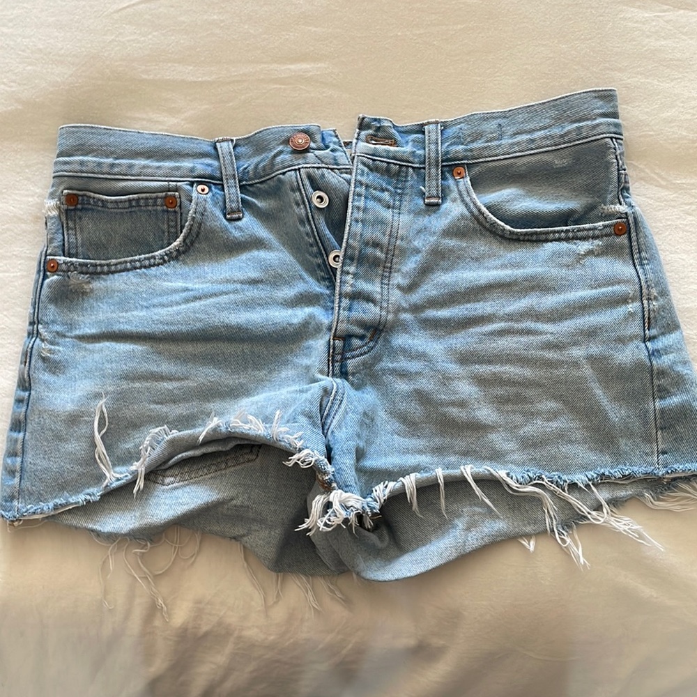 Madewell relaxed denim shorts
